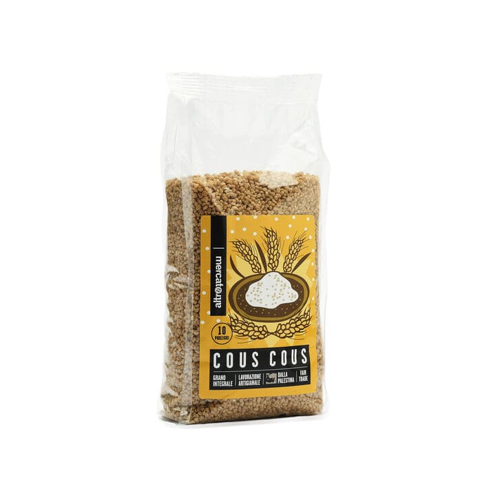 Cous cous di frumento integrale Palestina 0.5 kg